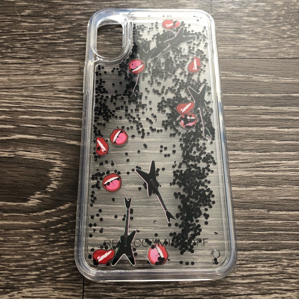 🆕📱 RM iPhone X Case  - liquid glitter 🎸 👄